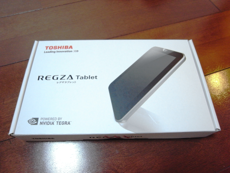 東芝 REGZA Tablet AT3S0/35D PA3S035DNASを買いました。