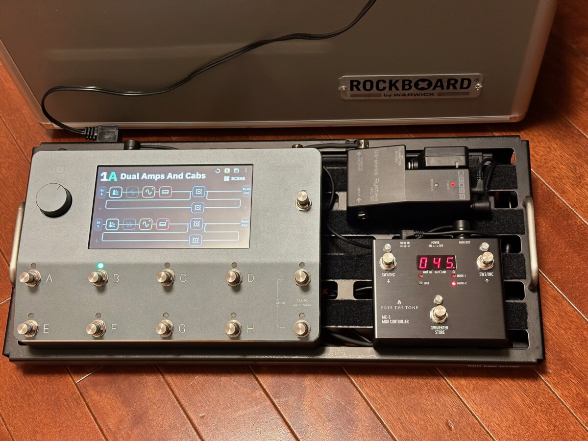 期間限定セール Quad CortexとFree The Tone MC−3を組み合わせて使ってみました ギター